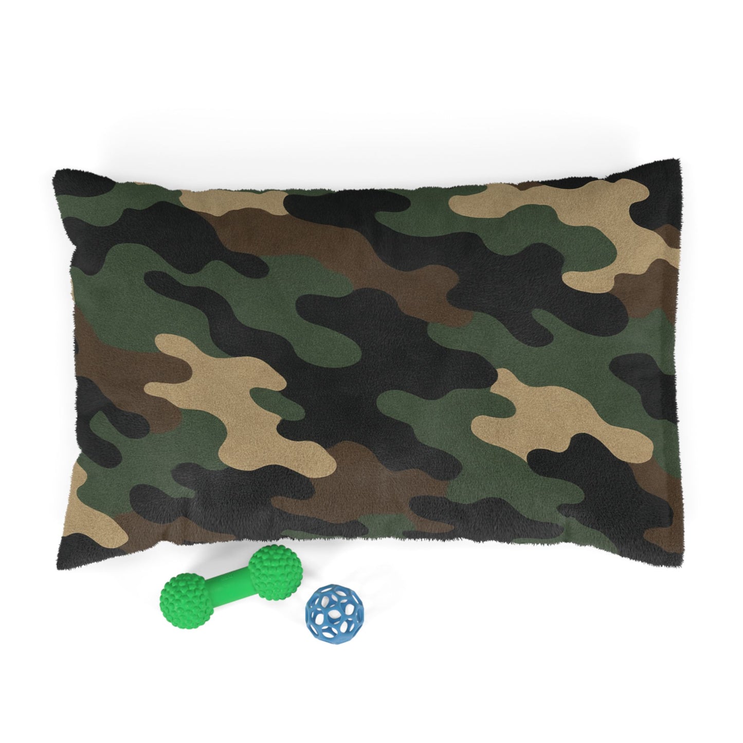 Camouflage Pet Bed for Dogs and Cats, Cozy Military-Inspired Dog Bed, Camo Pet Cushion, Stylish Pet Bedding, Gift for Pet Lovers