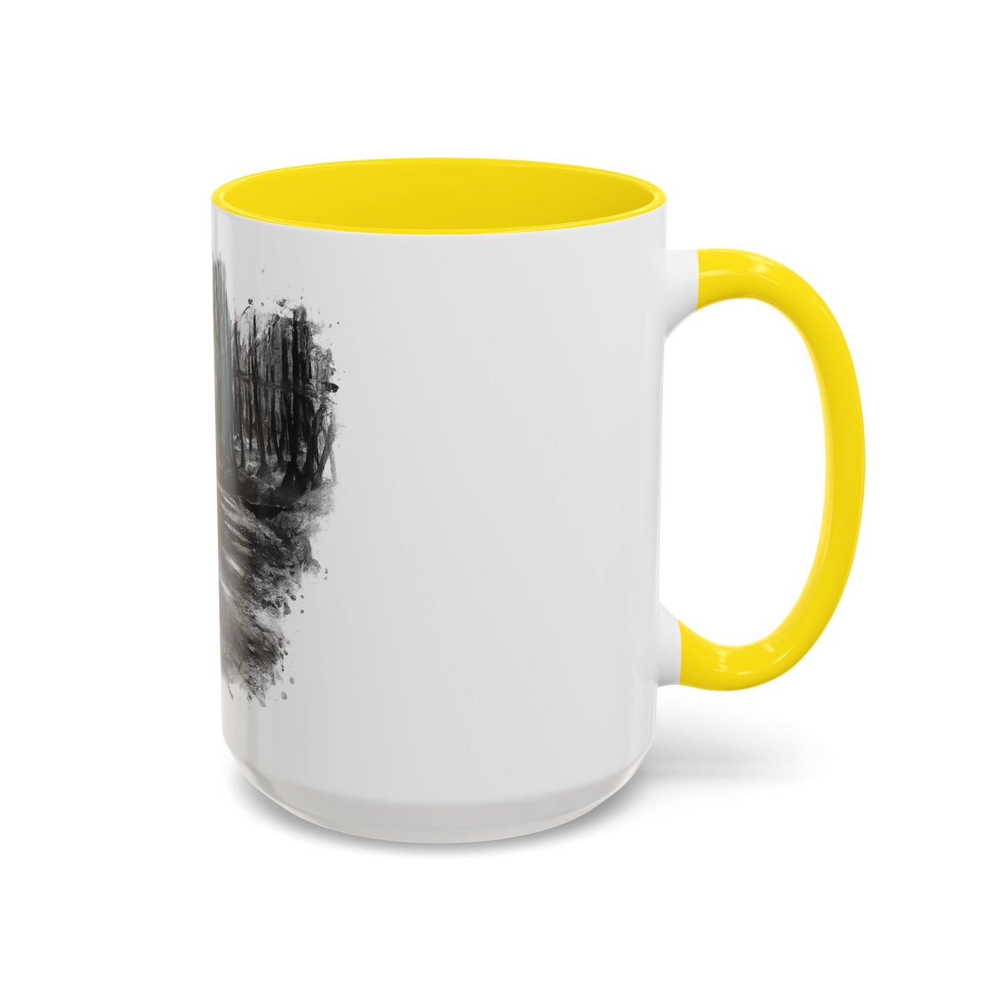 Moody Abstract Forest Coffee Mug | Unique Gift for Nature Lovers, Cozy Home Decor, Perfect for Coffee, Tea, and Hot Chocolate