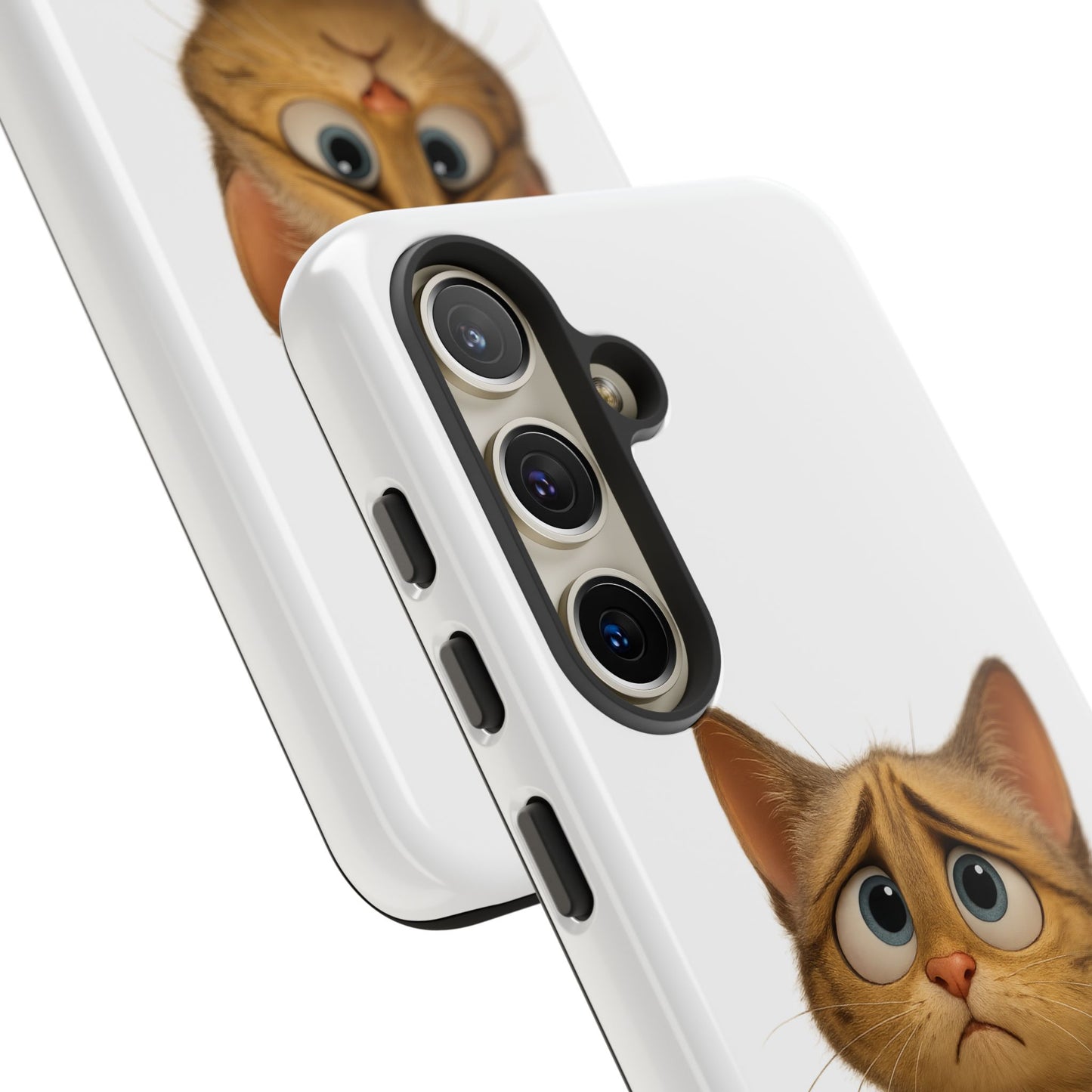 Cute Cat Phone Case, Funny Kitty Case, Animal Lover Gift, Cat Lover Accessory, Unique Cat Design Case, Pet Mom Gift