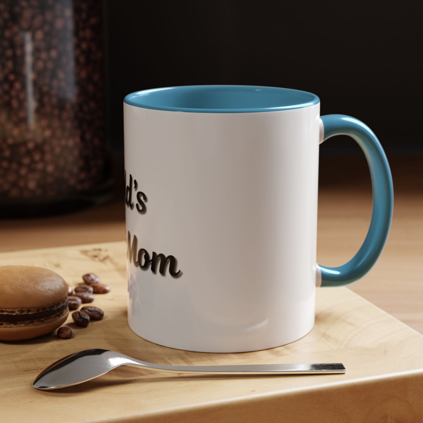 World's Best Mom Accent Coffee Mug - 11oz & 15oz - Perfect Gift for Mother's Day