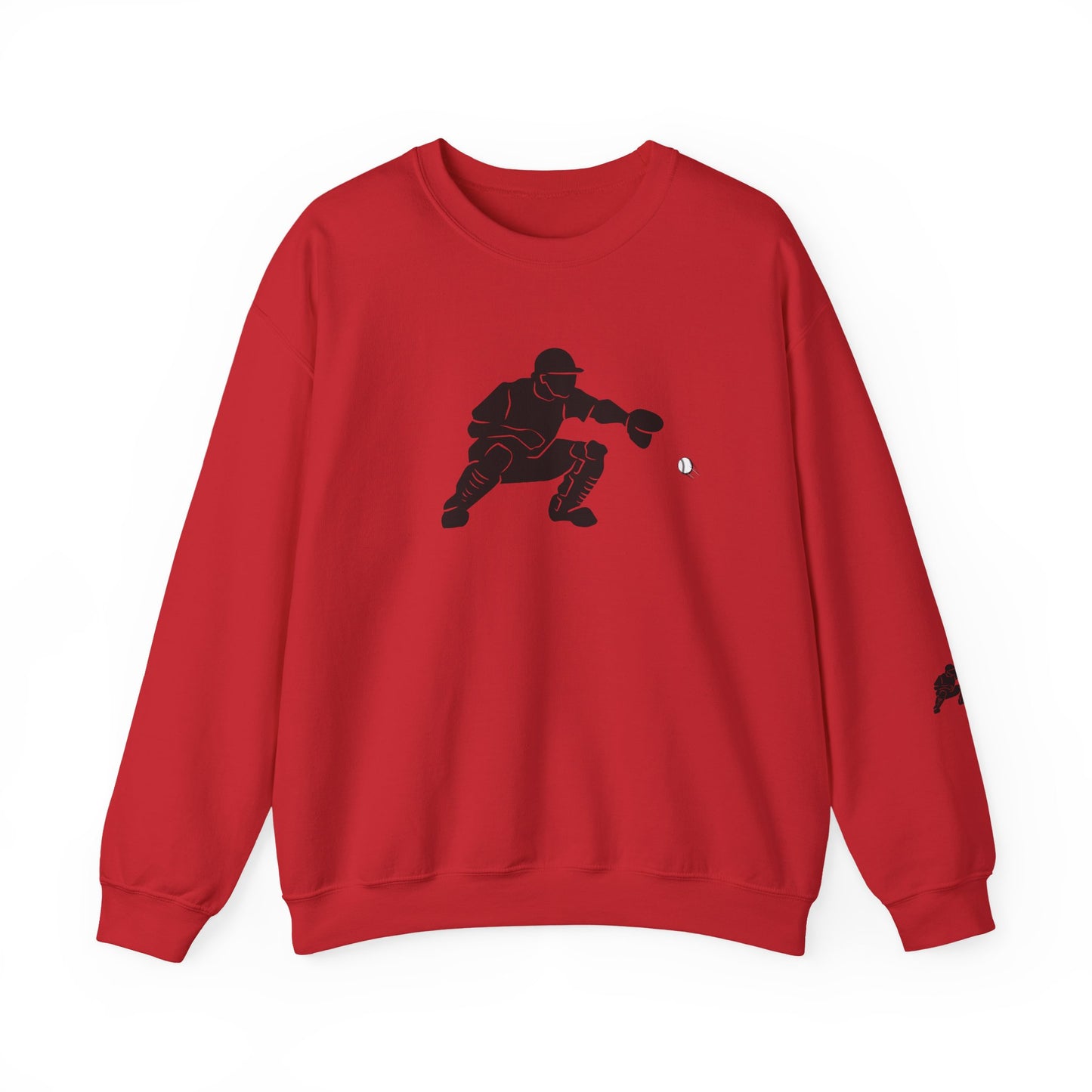 Baseball Catcher Crewneck Sweatshirt | Unisex Sports Apparel | Perfect for Game Days, Gifts, and Casual Wear | Baseball Lover's Gift