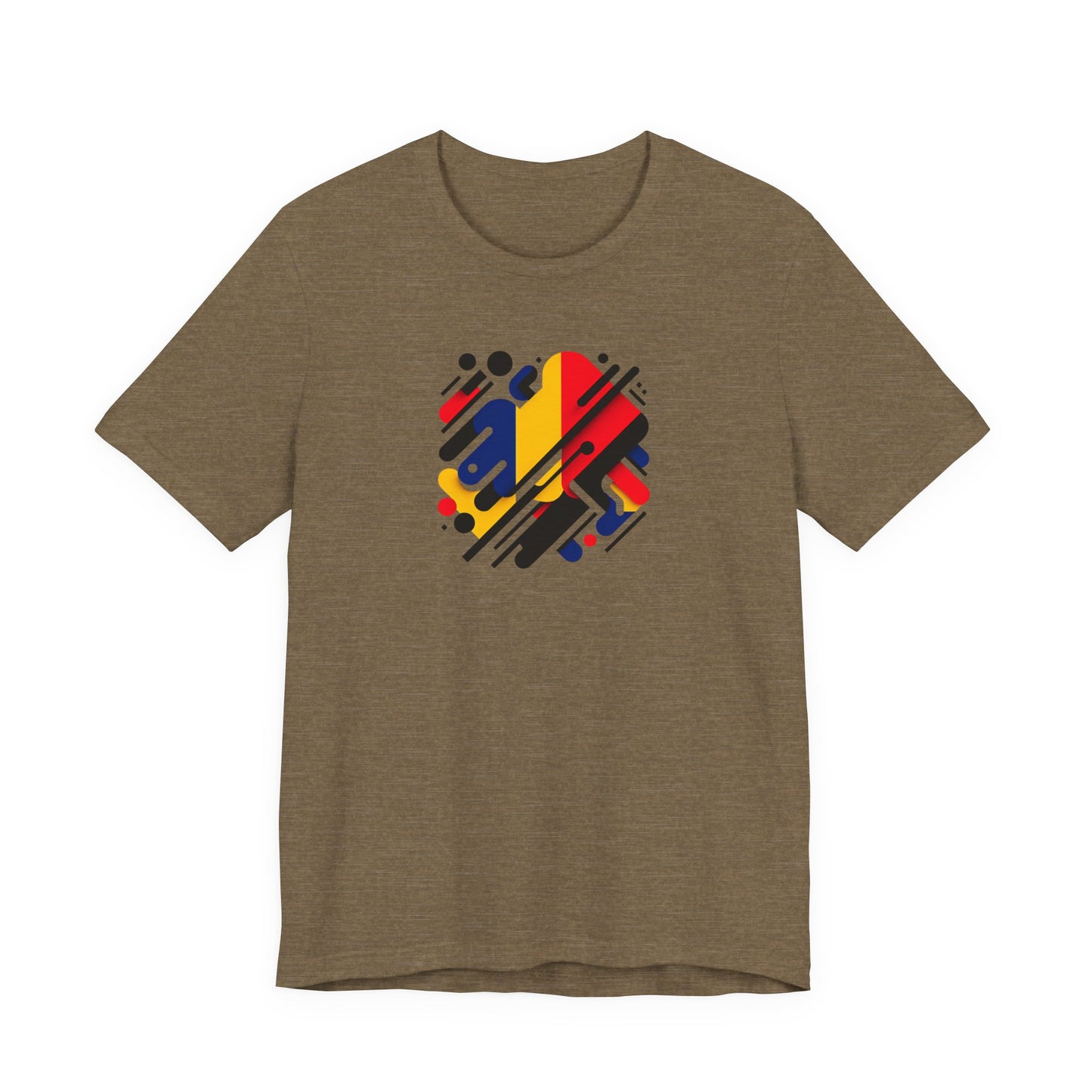 Artistic Heart Unisex Jersey Tee - Vibrant Graphic Tee, Casual Wear, Gift for Art Lovers, Birthday Surprise, Everyday Comfort