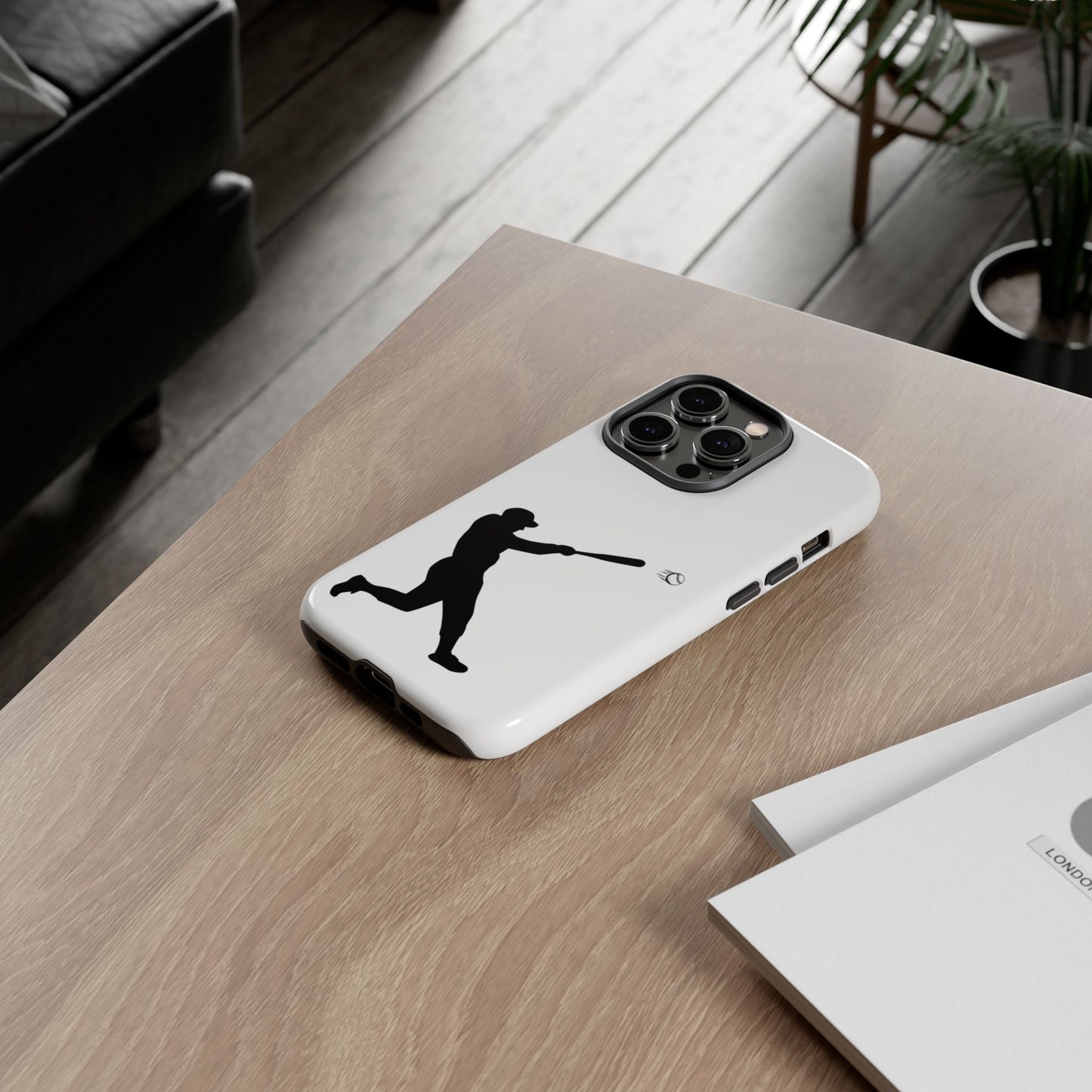 Baseball Phone Case, Tough Cases for Sport Lovers, Gift for Athletes, Baseball Accessories, Durable Phone Covers