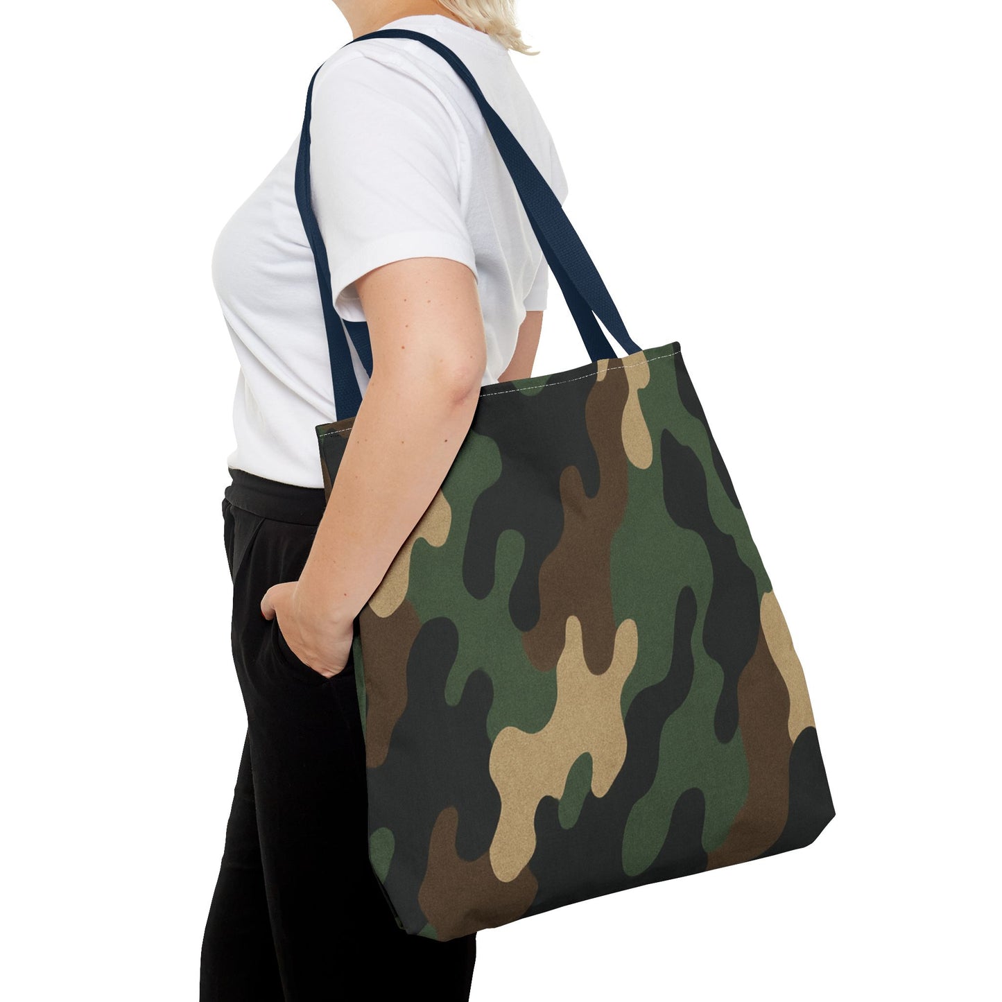 Stylish Camouflage Tote Bag, Reusable Shopping Bag, Beach Tote, Casual Carry-All, Gift for Him or Her