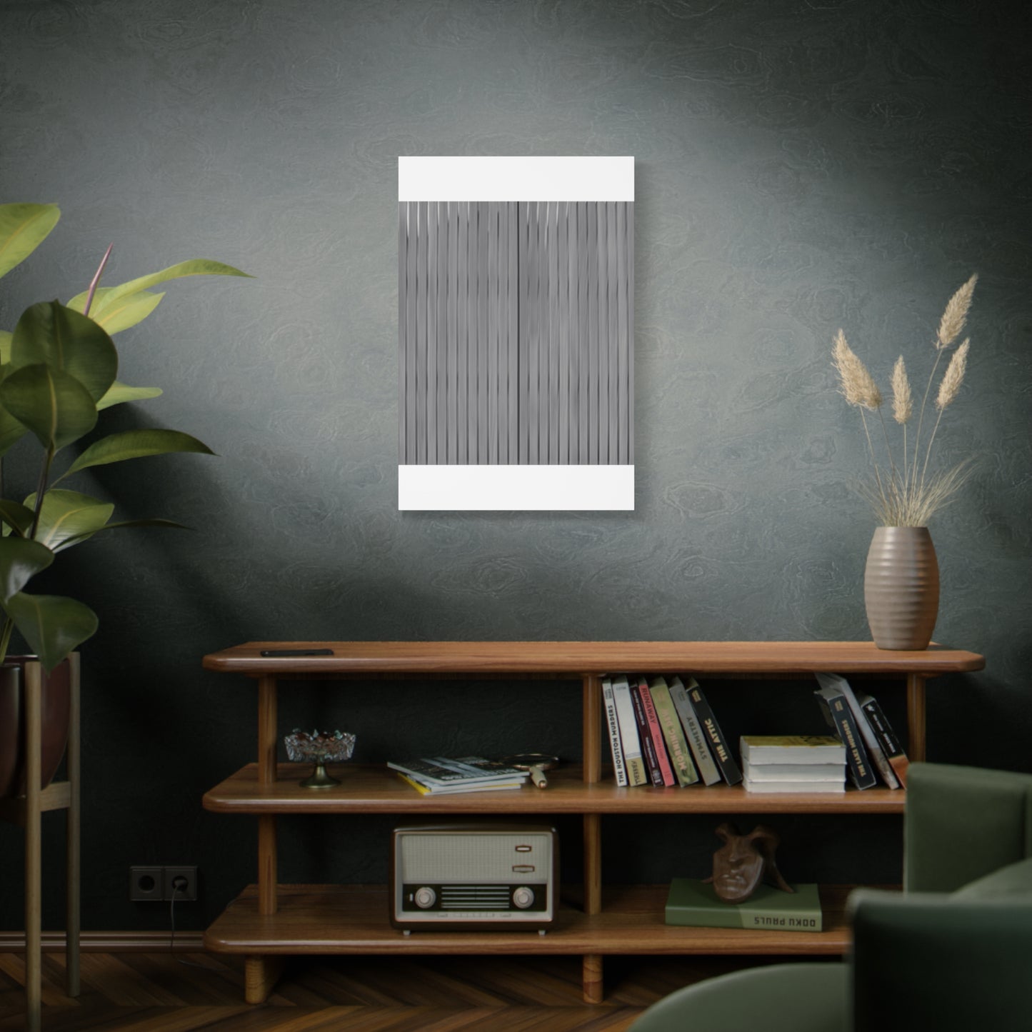 Modern Striped Canvas Art - 1.25" Stretched Wall Decor