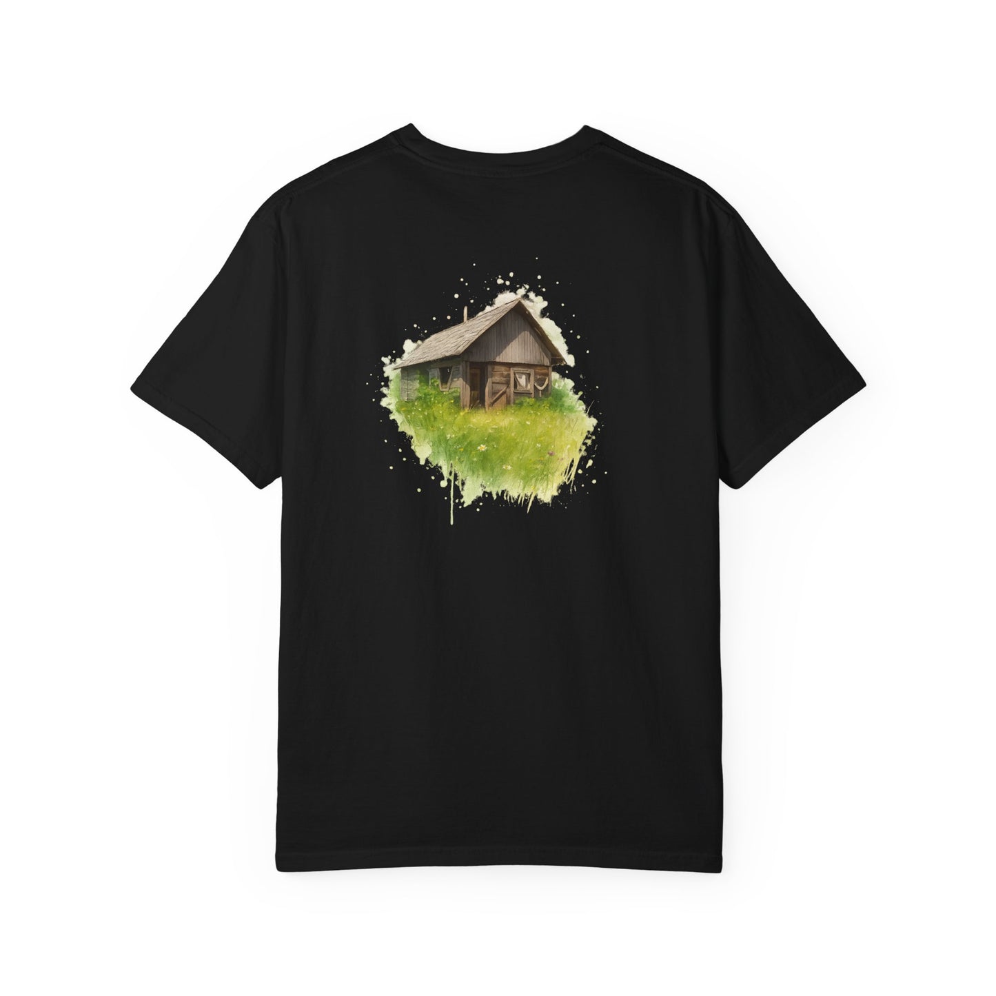 Nature-Inspired Unisex Garment-Dyed T-Shirt, Eco-Friendly Tee, Summer Casual Wear, Gift for Nature Lovers, Relaxed Fit T-Shirt