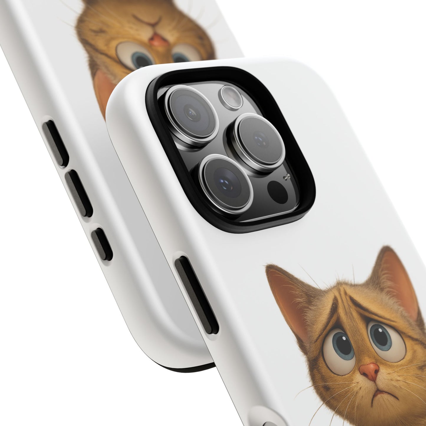 Cute Cat Phone Case, Funny Kitty Case, Animal Lover Gift, Cat Lover Accessory, Unique Cat Design Case, Pet Mom Gift
