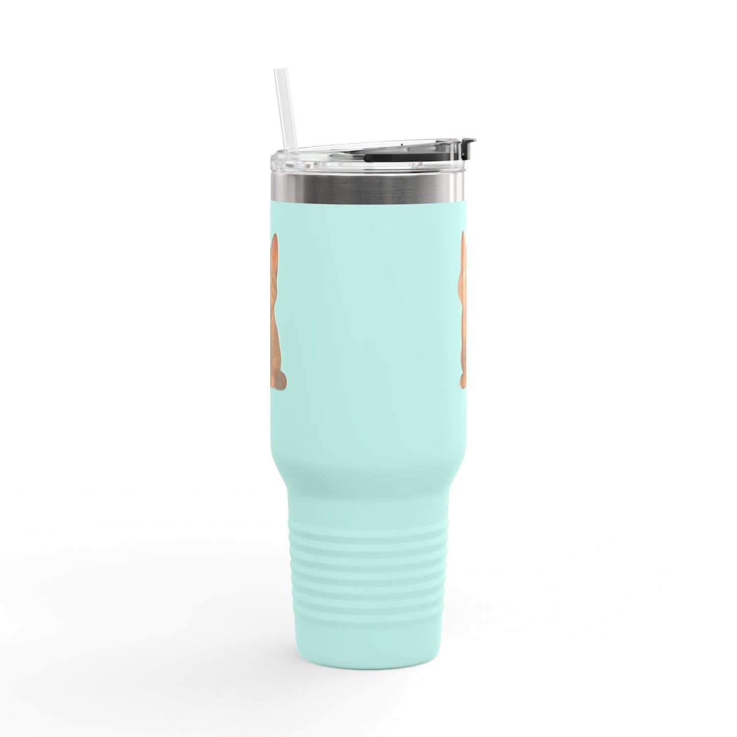 Cute Cat Insulated Travel Mug, Perfect for Pet Lovers, 40oz Coffee Cup, Travel Tumbler, Gift for Cat Lovers, Customizable Mug