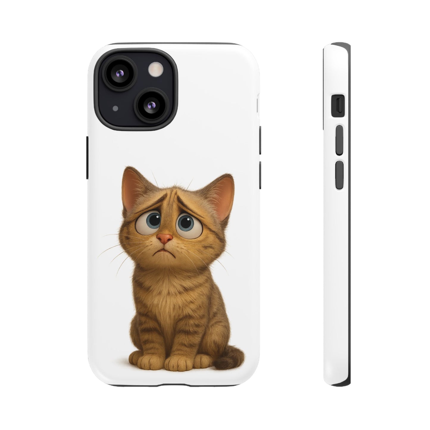 Cute Cat Phone Case, Funny Kitty Case, Animal Lover Gift, Cat Lover Accessory, Unique Cat Design Case, Pet Mom Gift