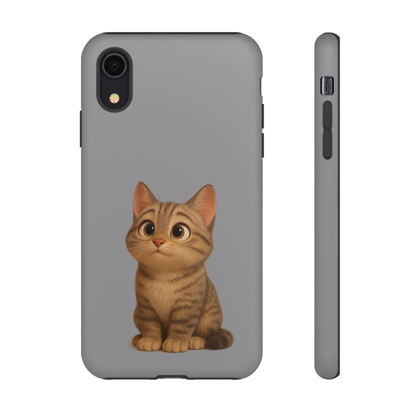 Cute Cat Phone Case, Kawaii Pet Accessory, Gift for Cat Lovers, Animal Phone Cover for Kids, Unique Kitty Design, Birthdays, Holidays