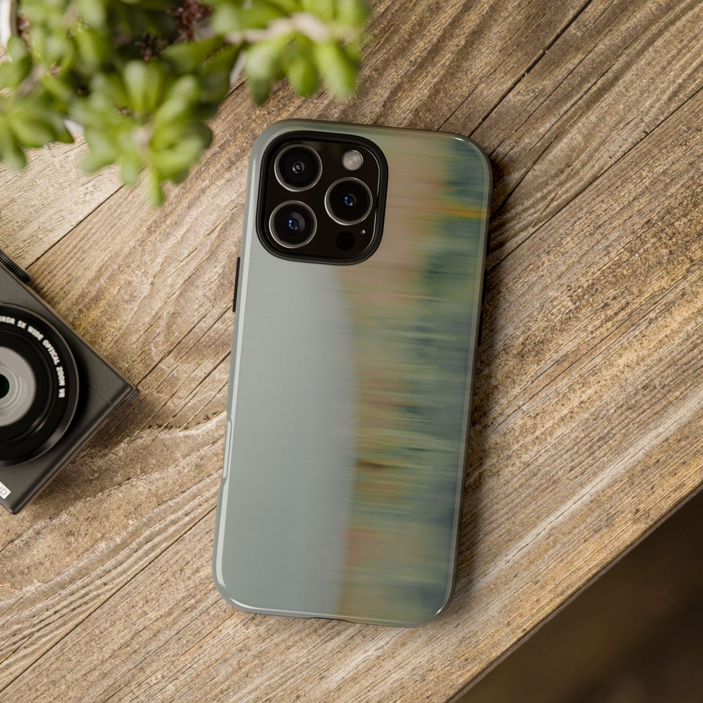 Tough Cases: Modern Abstract iPhone Case for Nature Lovers