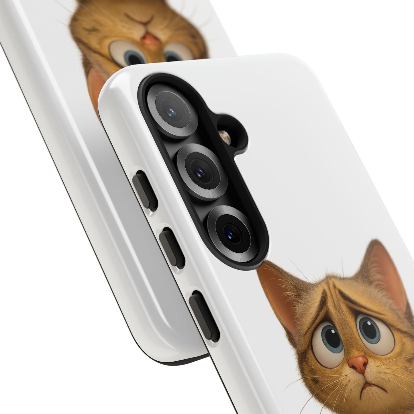 Cute Cat Phone Case, Funny Kitty Case, Animal Lover Gift, Cat Lover Accessory, Unique Cat Design Case, Pet Mom Gift
