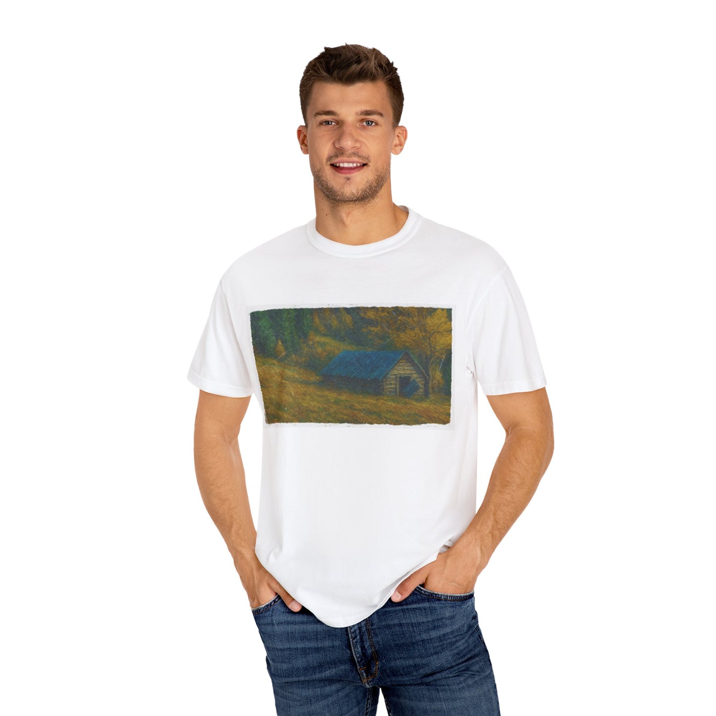 Nature-Inspired Unisex T-Shirt | Cozy Autumn Vibe, Perfect for Casual Outings, Gift for Nature Lovers, Outdoor Adventure Tee, Relaxed Fit