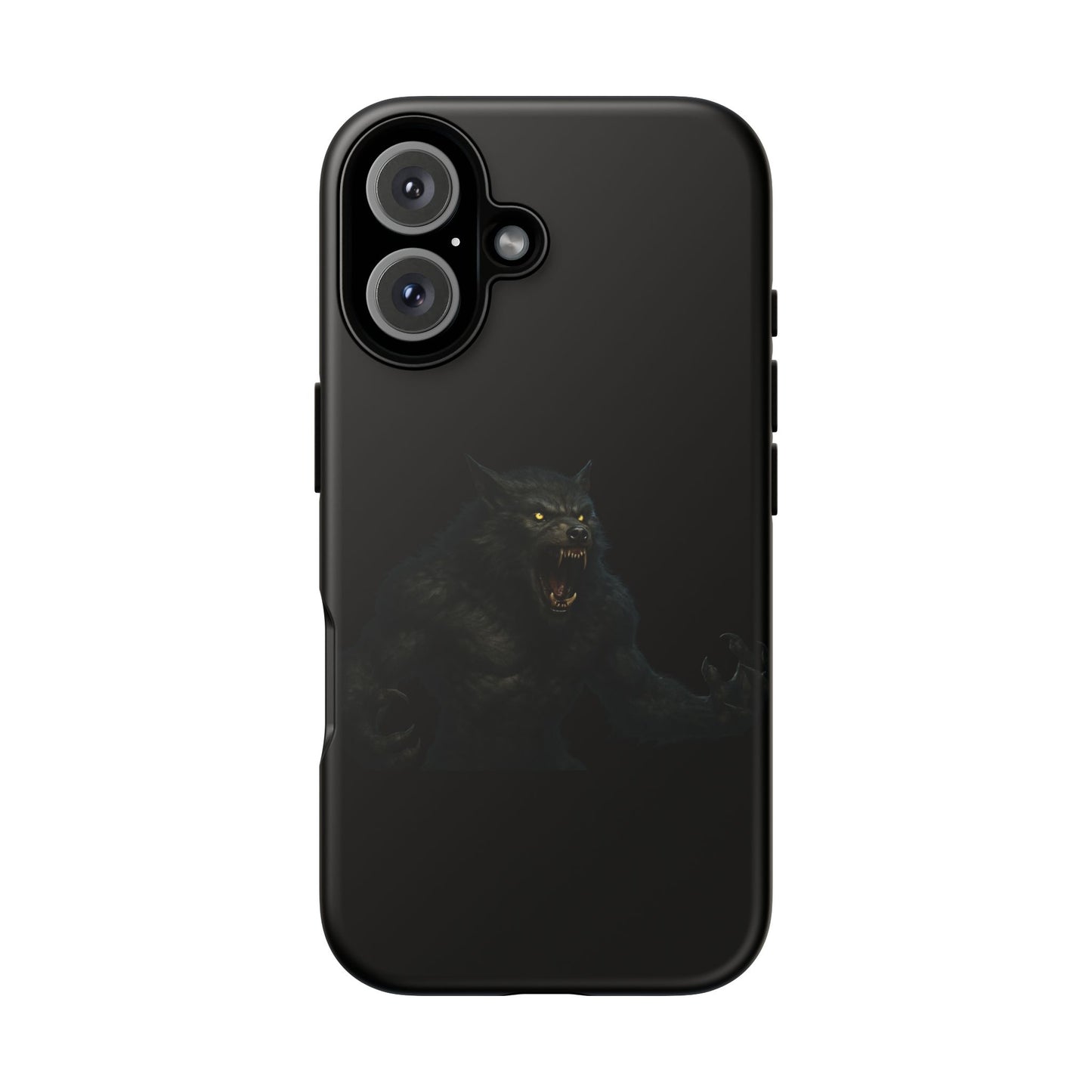 Werewolf Phone Case, Tough Cases, Black Panther Design, Gift for Animal Lovers, Phone Accessories, Fierce Phone Protection