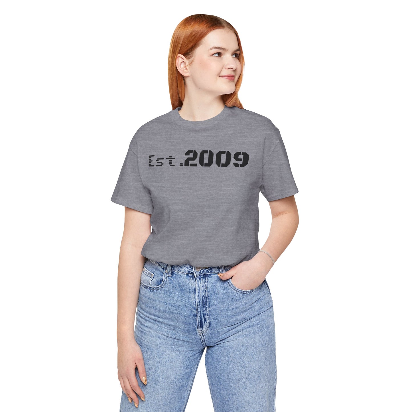 Established 2009 Unisex Tee - Casual Wear, Birthday Gift, Graduation Outfit, Anniversary Shirt, Personalized Fashion