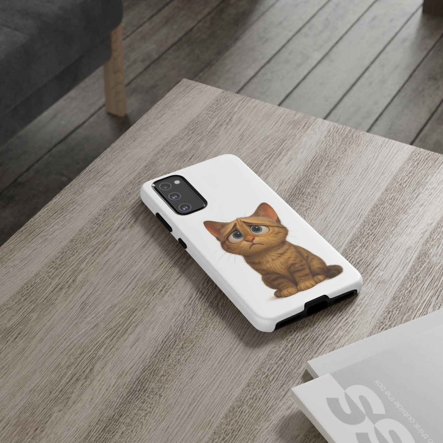 Cute Cat Phone Case, Funny Kitty Case, Animal Lover Gift, Cat Lover Accessory, Unique Cat Design Case, Pet Mom Gift