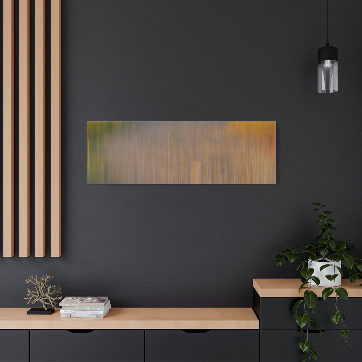 Abstract Landscape Canvas Art - 1.25" Stretched Wall Decor