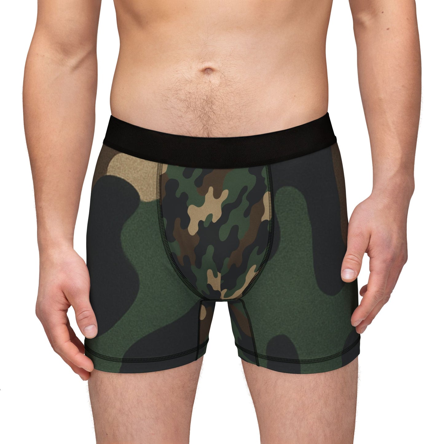 Camo Men's Boxers | Fun and Comfortable Underwear, Great for Everyday Wear, Gifts for Him, Stylish Loungewear, Unique Pattern