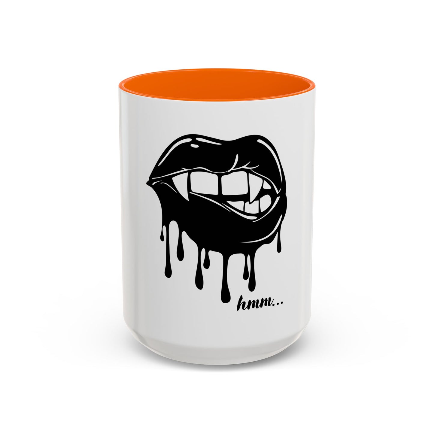 Vampire Lip Accent Coffee Mug - 11oz & 15oz - Unique Halloween Gift