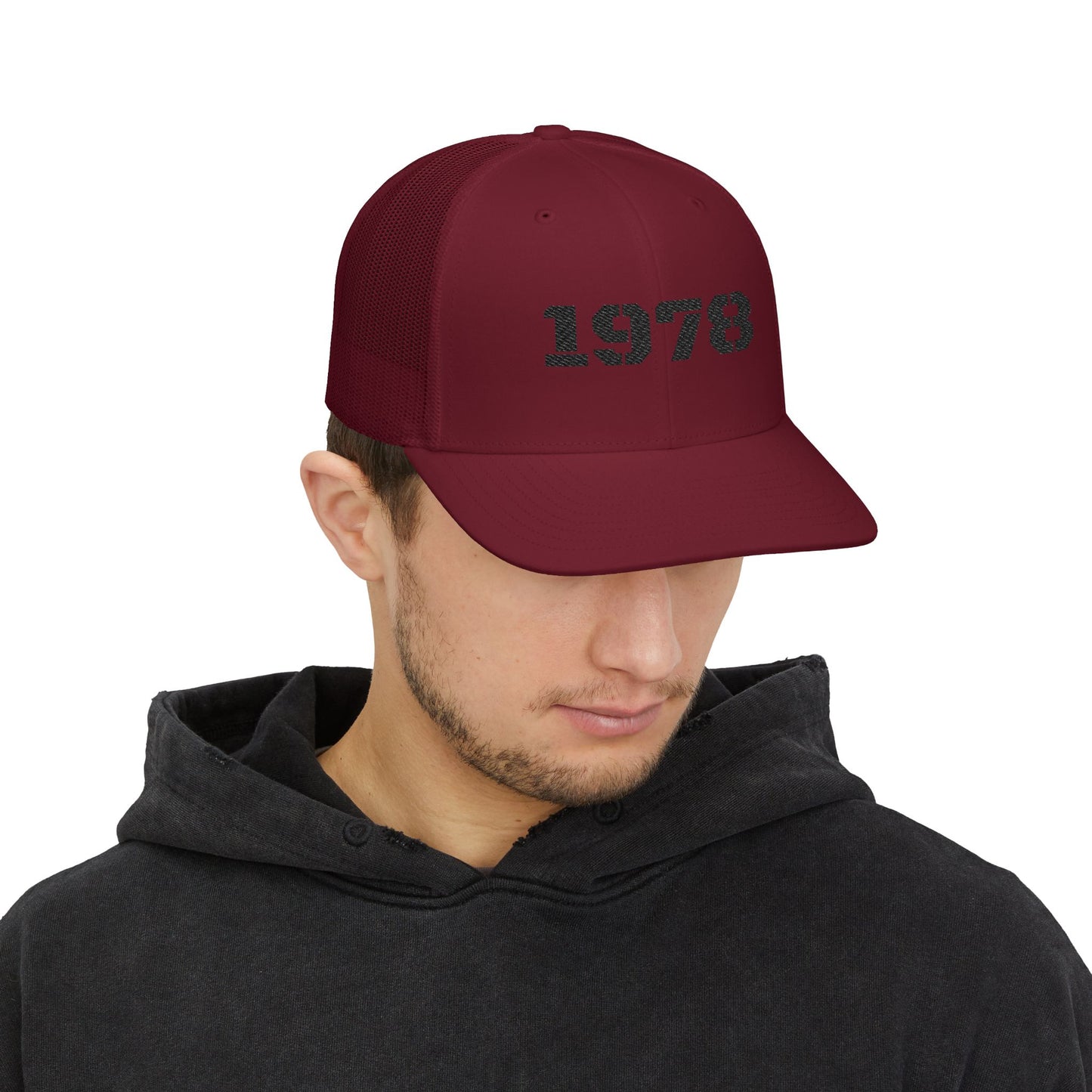 Custom Embroidered Snapback Trucker Cap | Birthday Gift, Fashion Accessory, Casual Wear, Unisex Gift, Vintage Style Hat
