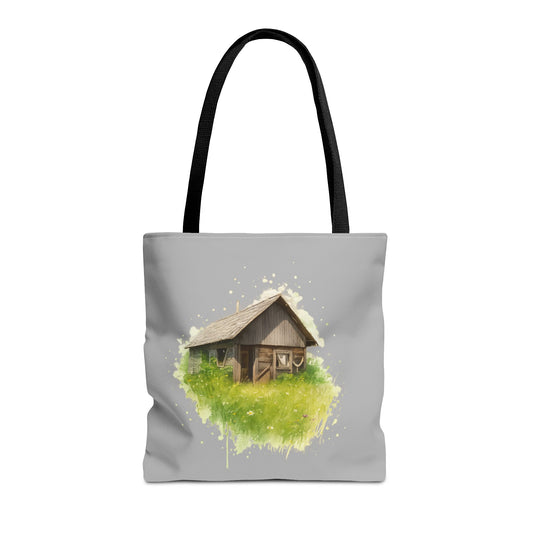 Charming Cottage Tote Bag, Rustic Farmhouse Bag, Gift for Nature Lovers, Eco-Friendly Shopping Bag, Perfect for Picnics, Home Decor