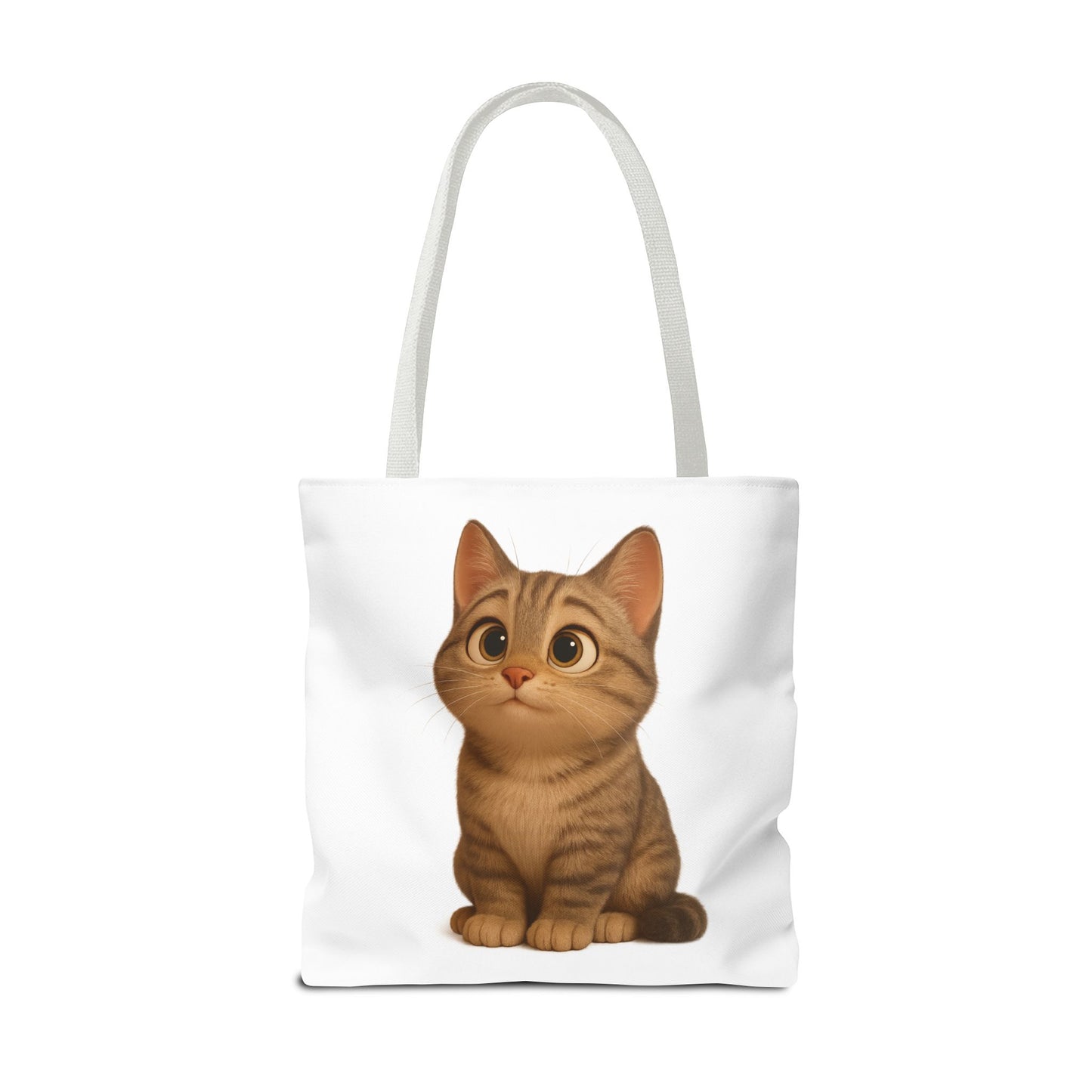 Cute Cat Tote Bag - Perfect for Animal Lovers, Eco-Friendly Carryall, Beach Bag, Shopping Tote, Gift for Cat Owners