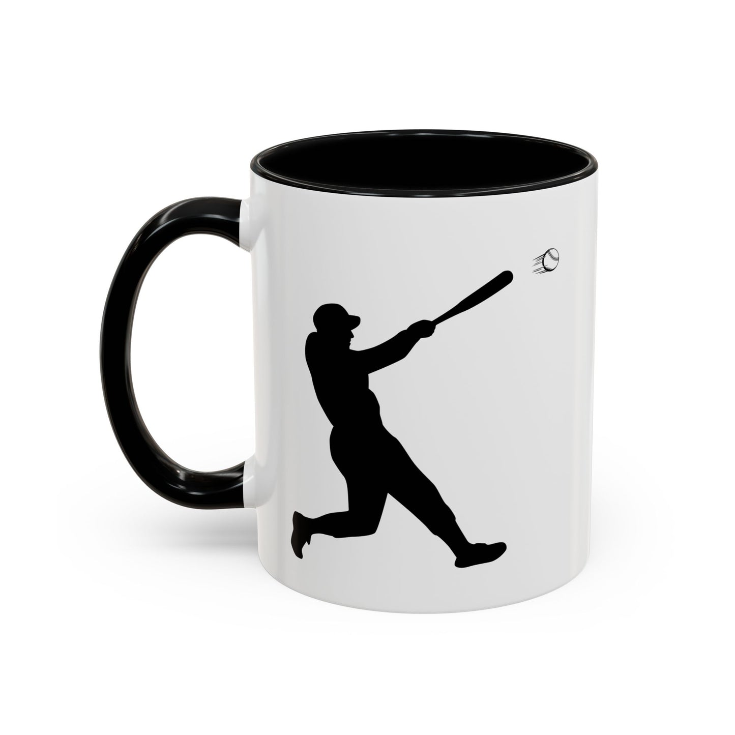 Baseball Player Accent Coffee Mug, Sports Gift, Baseball Lover Mug, Unique Coffee Cup, Personalized Sports Mug - product image