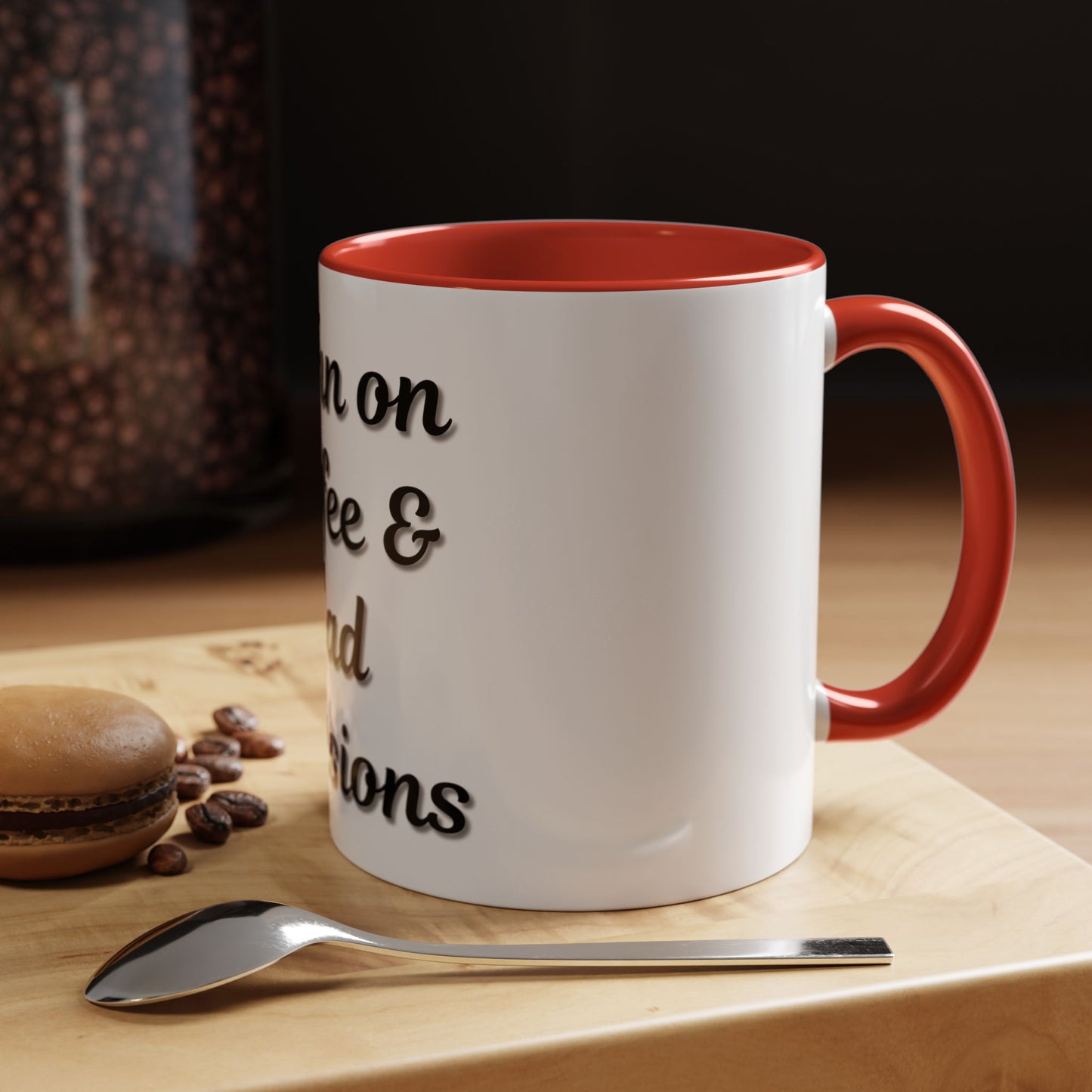 Funny Coffee Mug - "I Run on Coffee & Bad Decisions" - Perfect Gift for Coffee Lovers