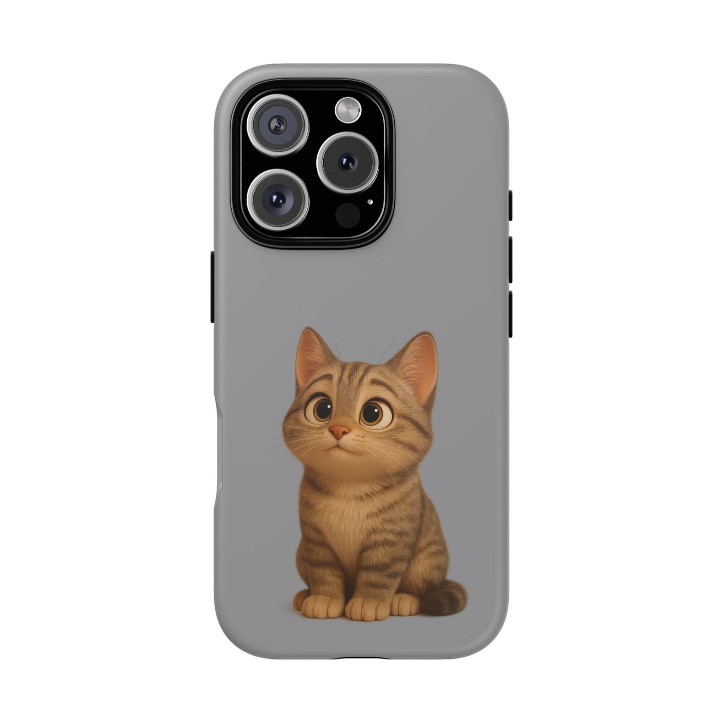 Cute Cat Phone Case, Kawaii Pet Accessory, Gift for Cat Lovers, Animal Phone Cover for Kids, Unique Kitty Design, Birthdays, Holidays
