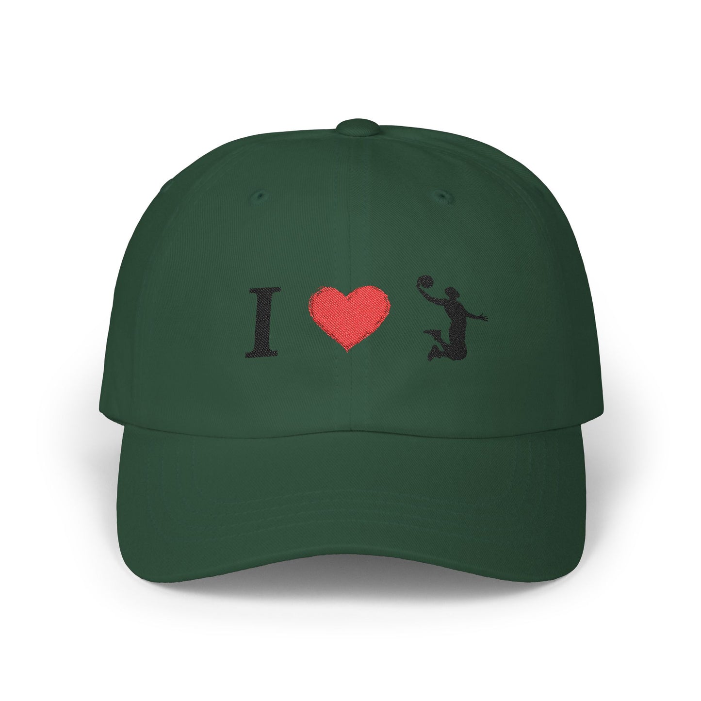 I Love Basketball Dad Cap, Casual Hat for Dads, Gift for Father's Day, Sports Lover Cap, Family Outing Accessory, Everyday Wear