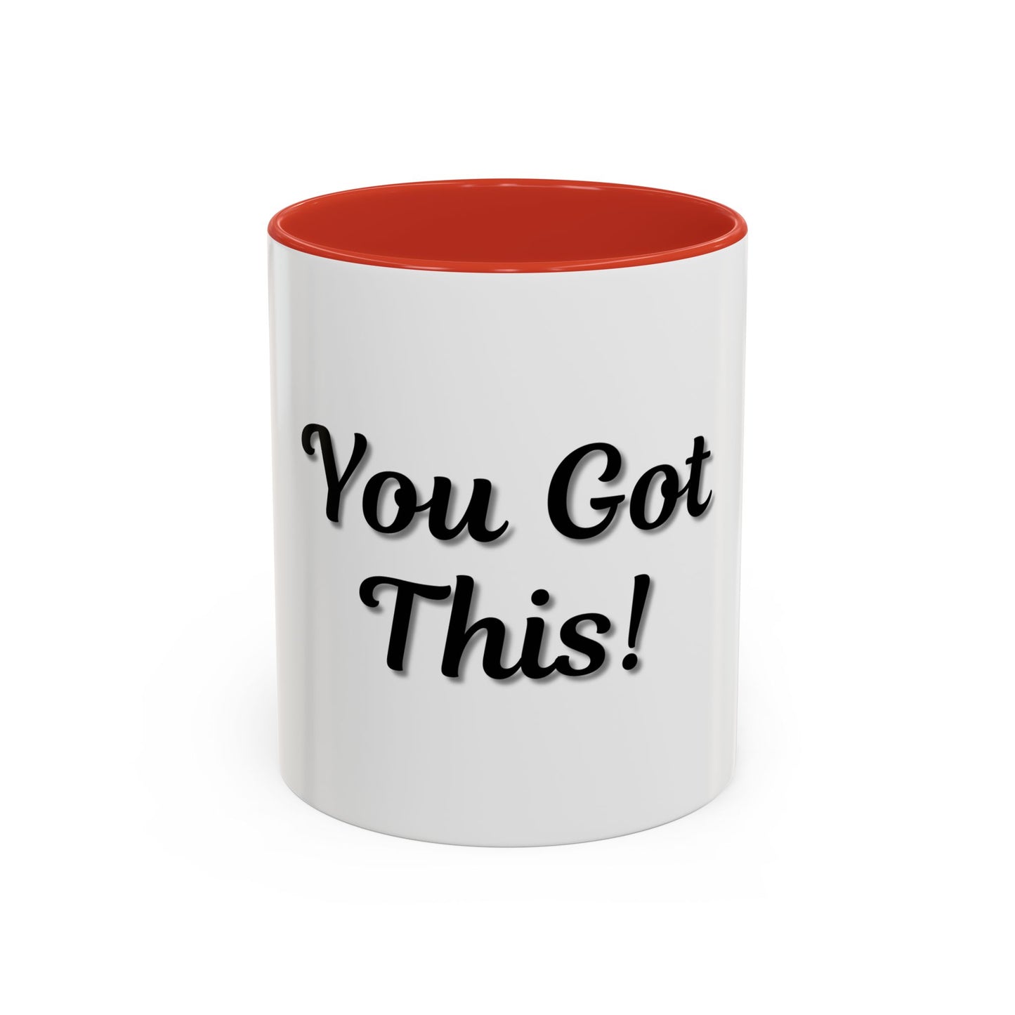 Inspirational Accent Coffee Mug - "You Got This!" - Perfect for Motivation & Gifts