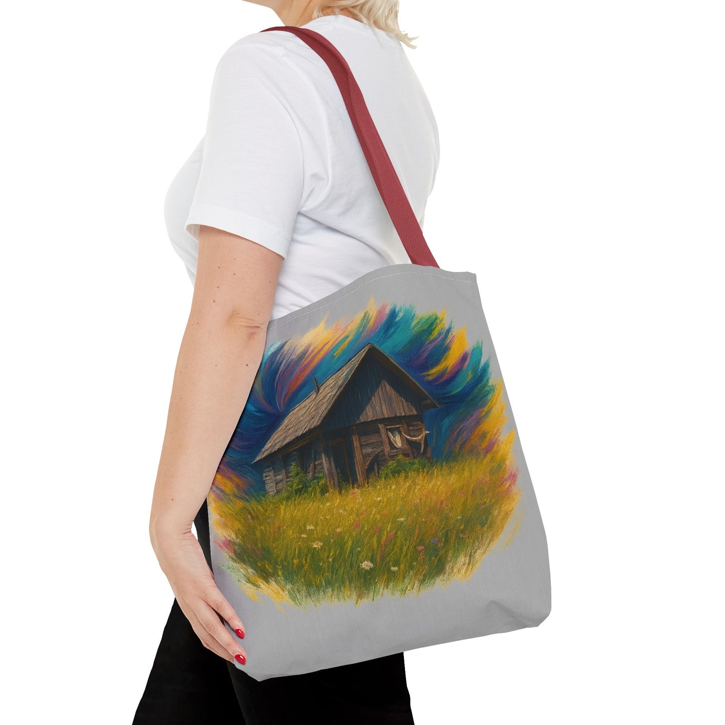 Rustic Charm Tote Bag | Boho Bag | Eco-Friendly Custom Design | Nature Lover Gift | Canvas Purse | Casual Carryall