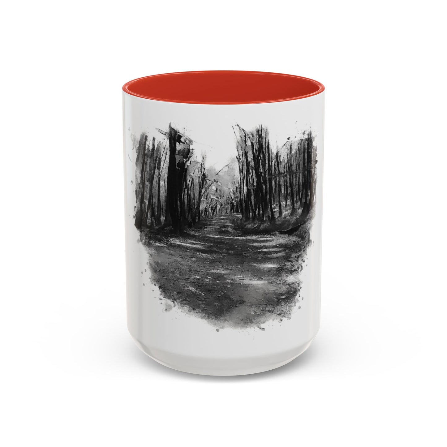 Moody Abstract Forest Coffee Mug | Unique Gift for Nature Lovers, Cozy Home Decor, Perfect for Coffee, Tea, and Hot Chocolate