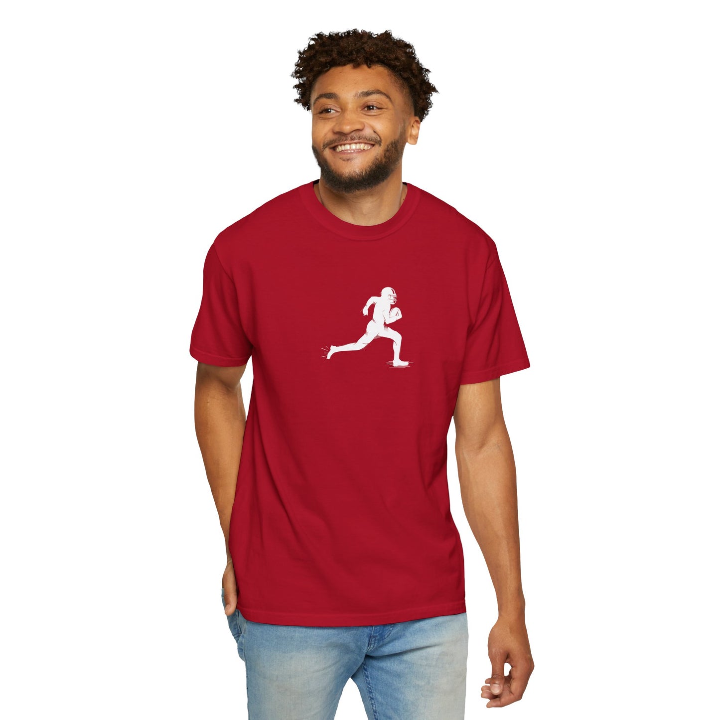 Unisex Football Player T-Shirt | Comfortable Sports Tee, Gift for Runners, Casual Wear, Workout Clothing, Everyday Style