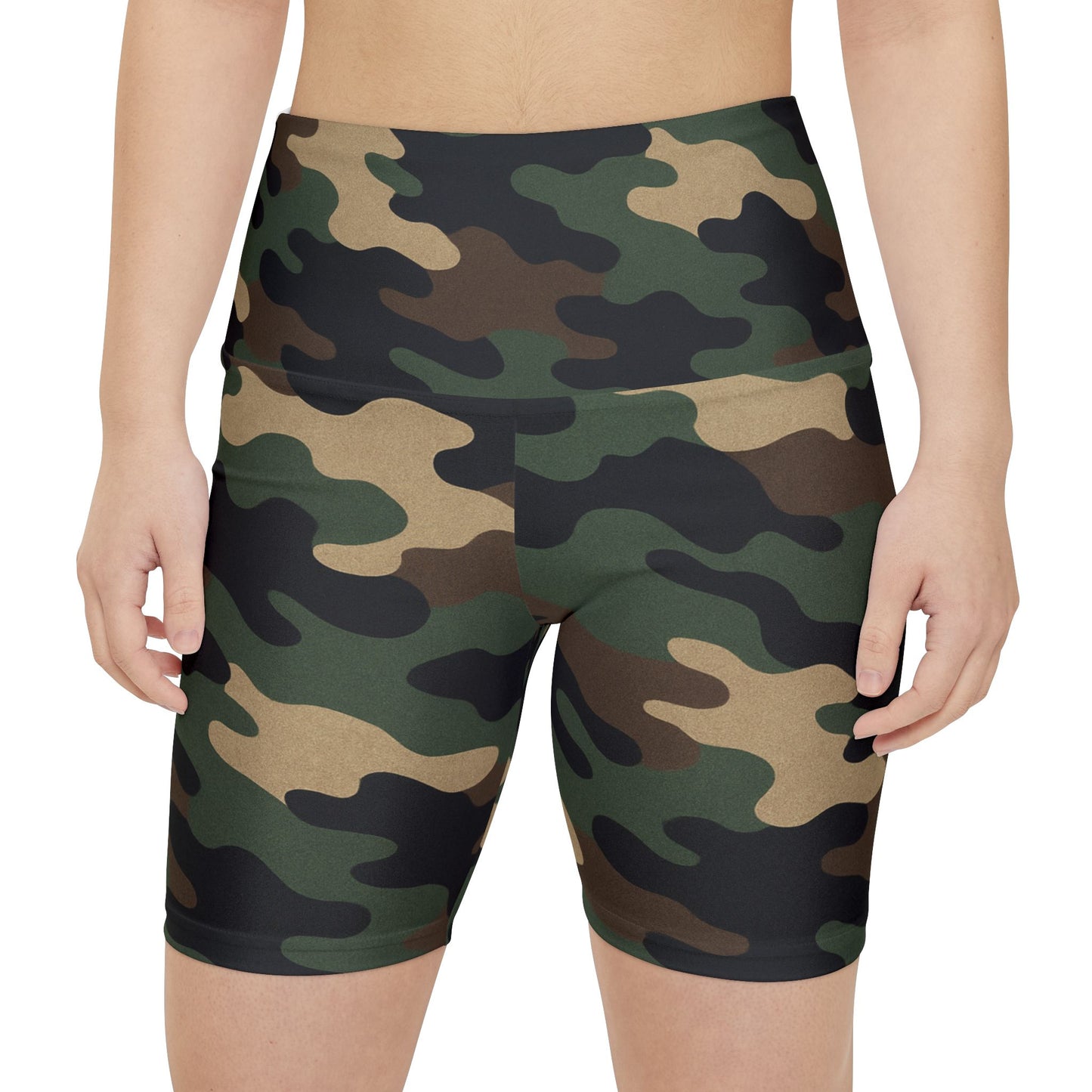 Camo Yoga Shorts for Active Women | Stylish & Comfortable Athletic Wear | Fitness Apparel, Gym Shorts, Running Gear, Workout Essentials