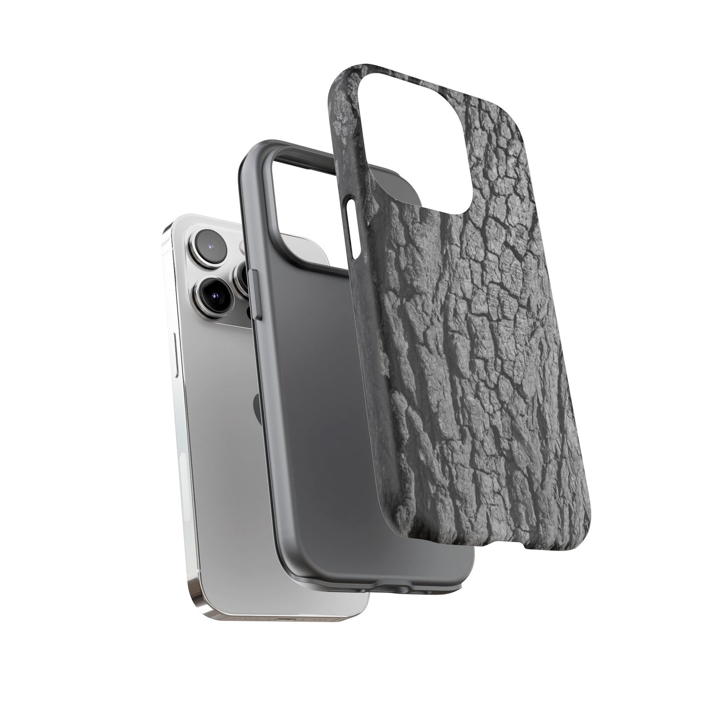 Rustic Bark Phone Case - Tough and Durable Protection