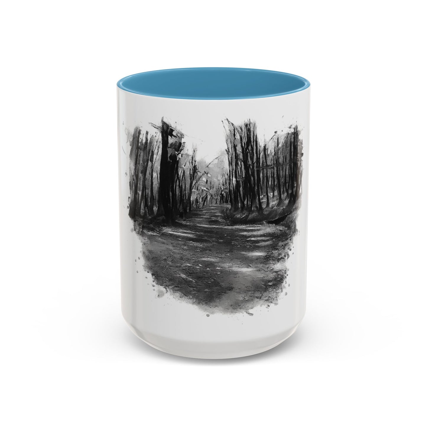 Moody Abstract Forest Coffee Mug | Unique Gift for Nature Lovers, Cozy Home Decor, Perfect for Coffee, Tea, and Hot Chocolate