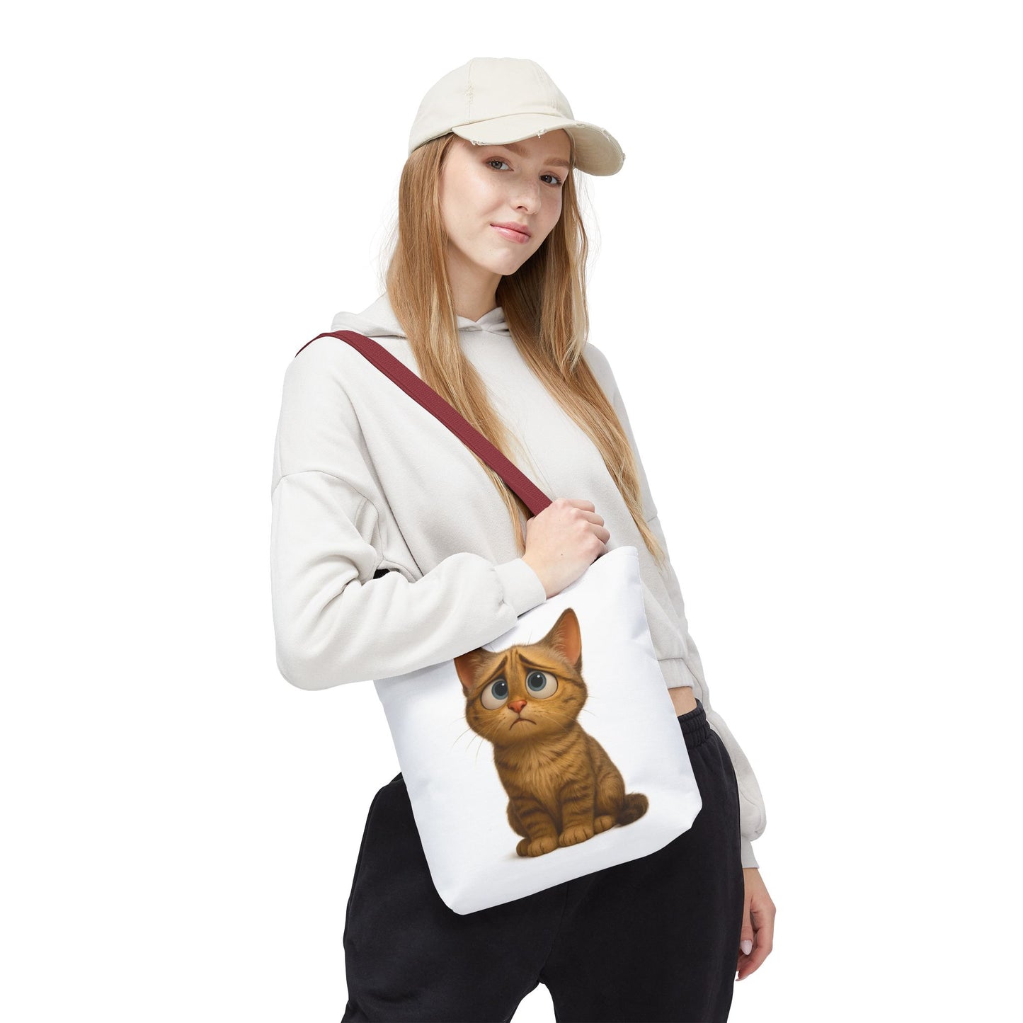 Cute Cat Tote Bag, Animal Lover Gift, Shopping Tote, Reusable Bag, Cute Merchandise, Eco-Friendly Gift
