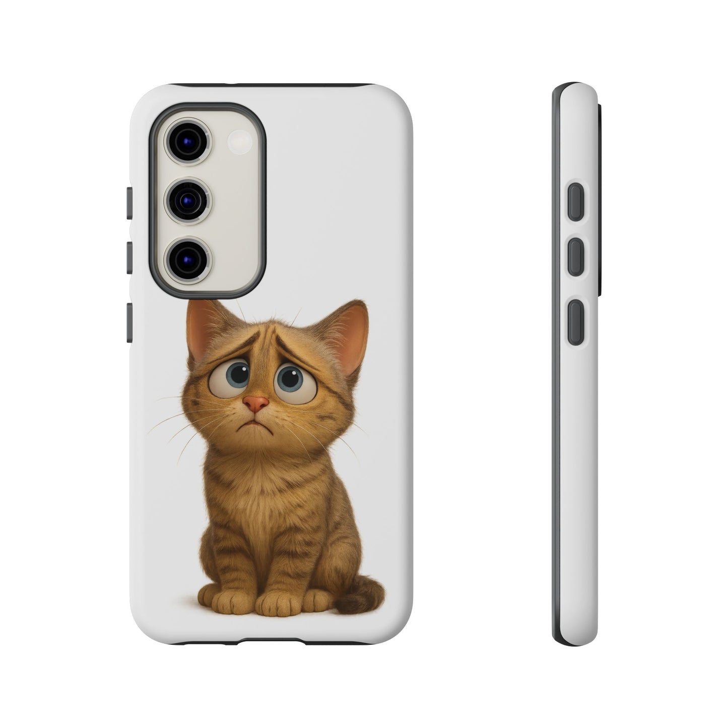 Cute Cat Phone Case, Funny Kitty Case, Animal Lover Gift, Cat Lover Accessory, Unique Cat Design Case, Pet Mom Gift