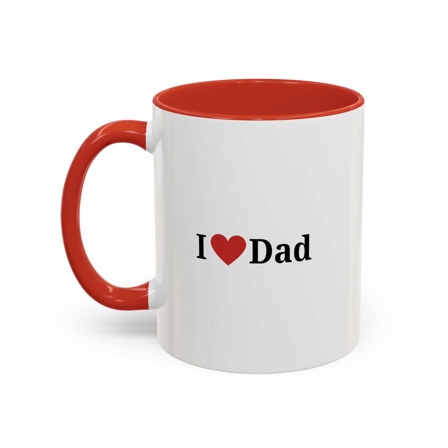I Love Dad Accent Coffee Mug - Perfect Gift for Father's Day & Birthdays