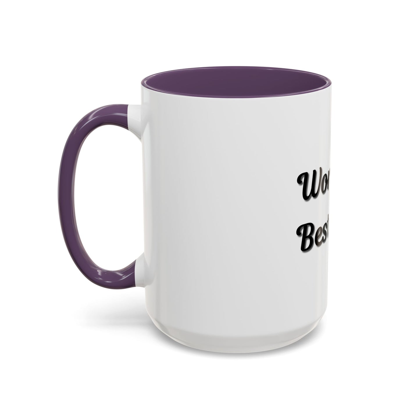 World's Best Mom Accent Coffee Mug - 11oz & 15oz - Perfect Gift for Mother's Day