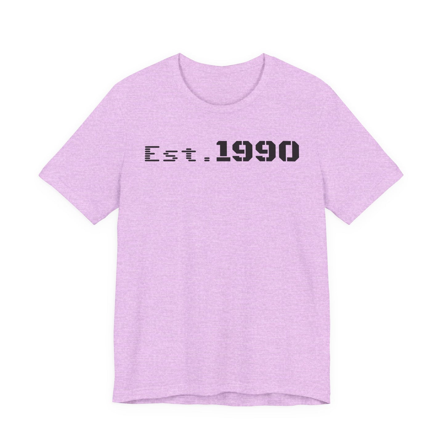 Unisex Est. 1990 Nostalgic Jersey Tee - Perfect Gift, Vintage Style, Retro Fashion, Birthday Celebration, Casual Wear