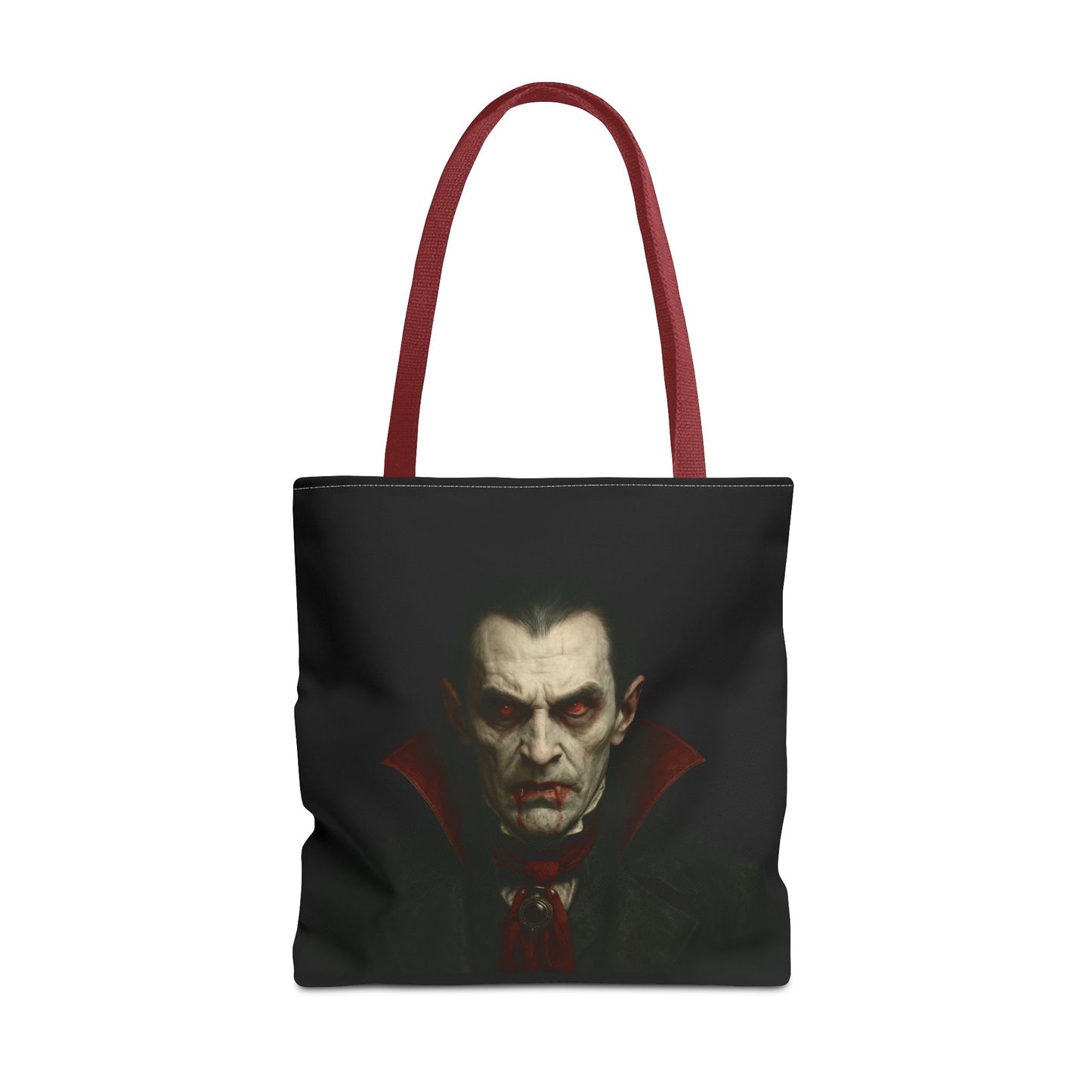 Vampire Haunted Tote Bag, Spooky Shopping Bag, Halloween Accessory, Gothic Style Handbag, Perfect for Halloween Parties, Unisex Tote