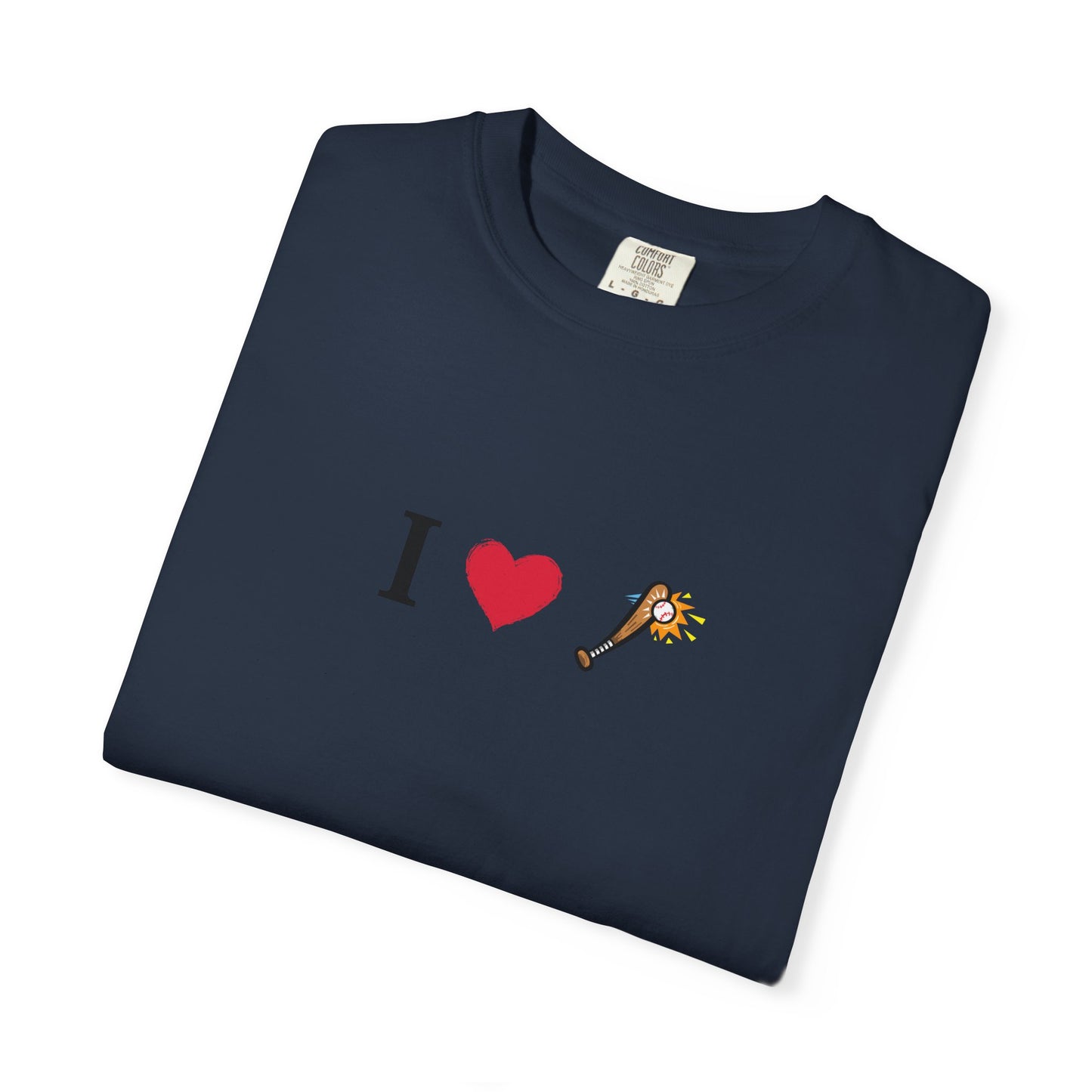 I Love Baseball Unisex Tee, Gift for Couples, Cute Matching T-Shirts, Casual Everyday Wear, Anniversary Present, Love Shirt