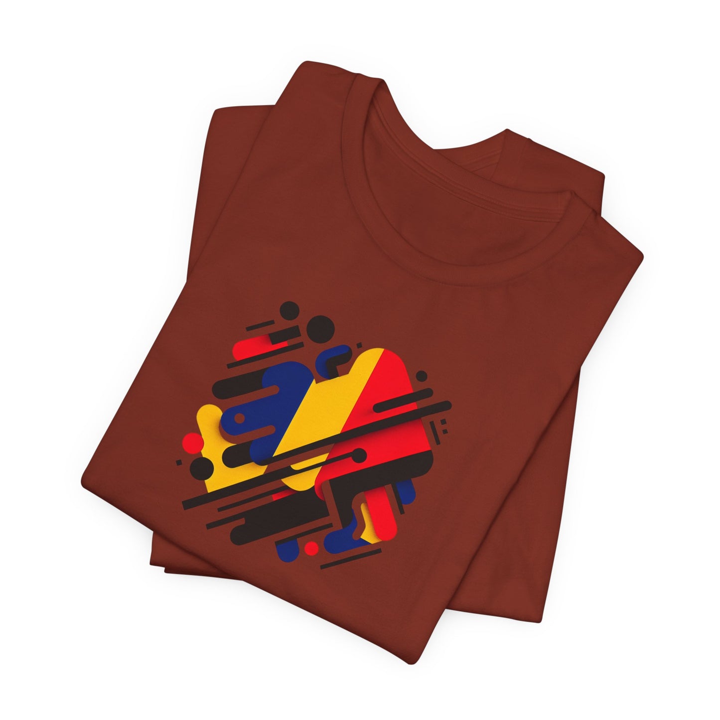 Artistic Heart Unisex Jersey Tee - Vibrant Graphic Tee, Casual Wear, Gift for Art Lovers, Birthday Surprise, Everyday Comfort