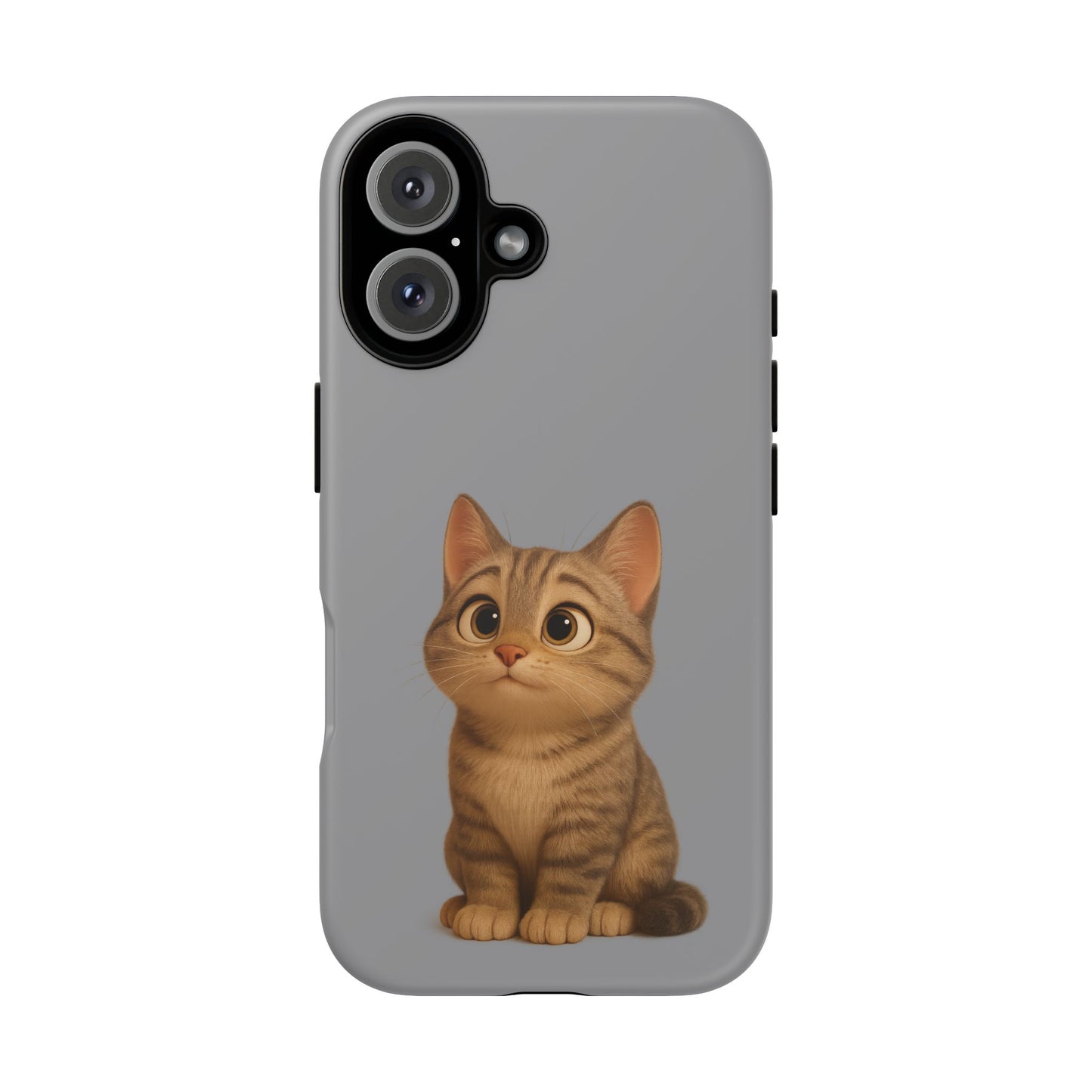 Cute Cat Phone Case, Kawaii Pet Accessory, Gift for Cat Lovers, Animal Phone Cover for Kids, Unique Kitty Design, Birthdays, Holidays