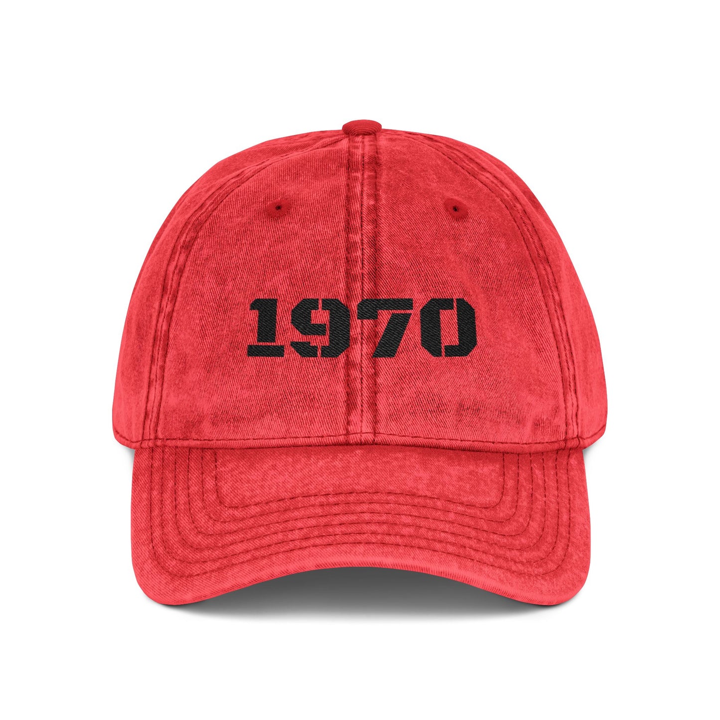 Vintage Embroidered Cap, Retro Baseball Hat, 70s Style Headwear, Gift for Dad, Casual Fashion Accessory - product image
