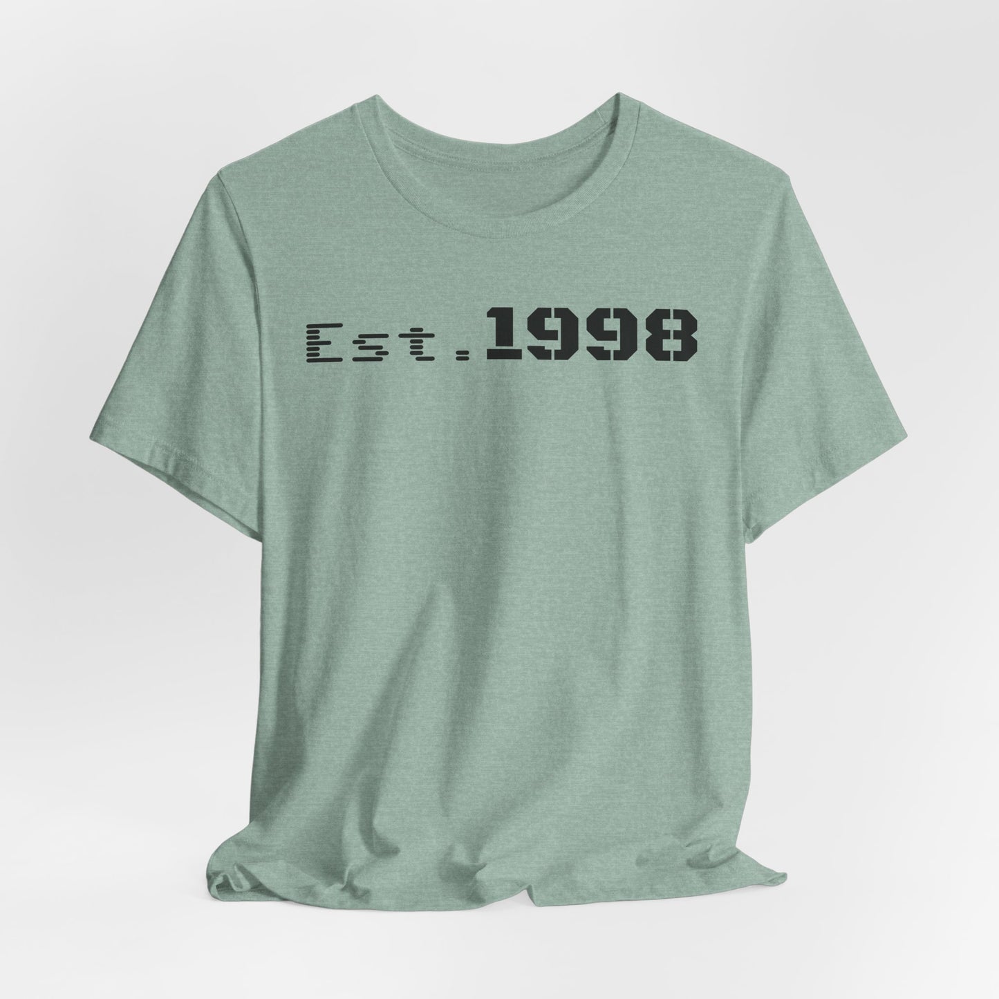 Vintage Est. 1998 Tee - Retro Unisex Shirt for Birthdays, Gifts, Everyday Wear, Casual Style, Nostalgia