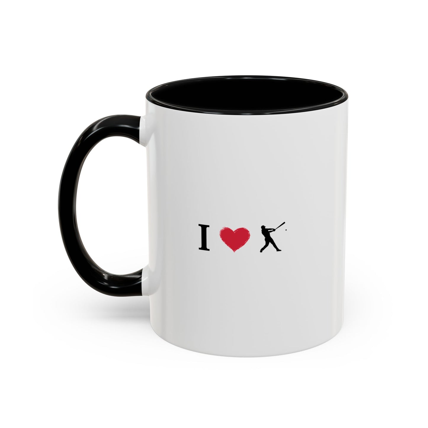 Baseball Love Accent Coffee Mug – Perfect Gift for Sports Fans, Home or Office Use, Great for Birthdays, Anniversaries, and Holidays