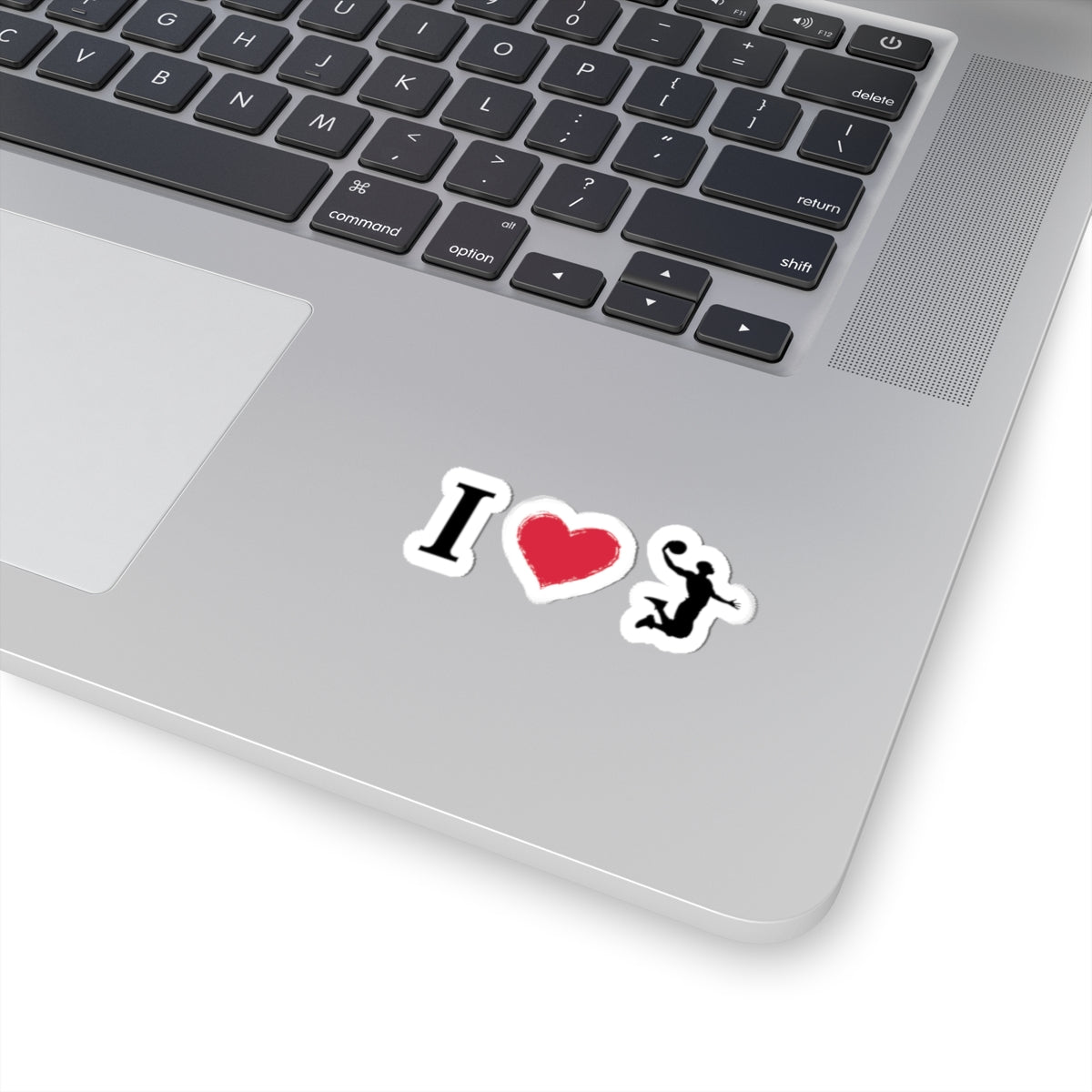 Basketball Lover Kiss-Cut Stickers, Sports Decals, Fun Laptop Stickers, Gift for Athletes, Basketball Fan Decor